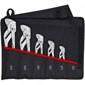 Набор переставных-гаечных клещей KNIPEX из 5 предметов в сумке-скрутке KN-001955S4