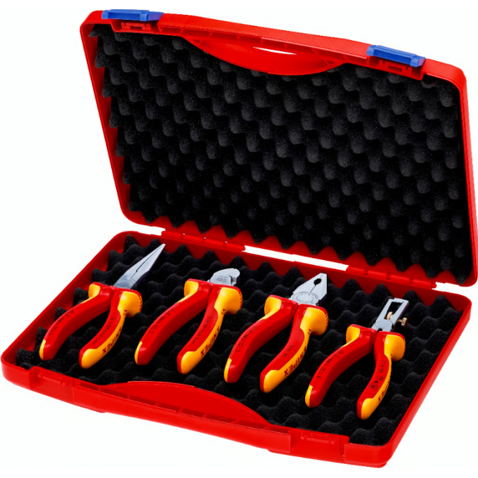 Набор диэлектрических инструментов KNIPEX 4 предмета до 1000 В KN-002015