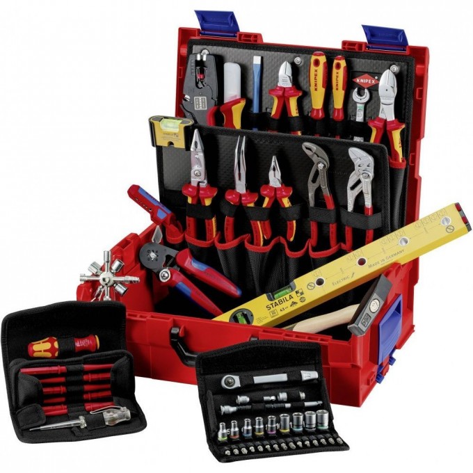 Набор инструментов для электромонтажа KNIPEX L-BOXX Elektro 65 предметов KN-002119LBE