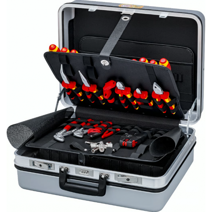 Набор инструментов в чемодане KNIPEX 23 предмета для электромонтажных работ KN-002130