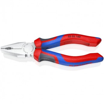 Плоскогубцы комбинированные KNIPEX 160 мм хромированные KN-0305160