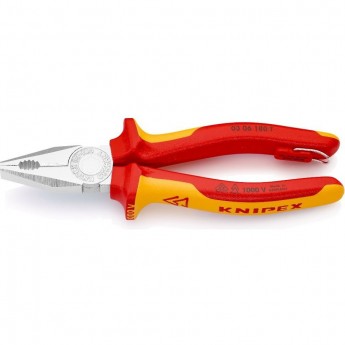 Плоскогубцы комбинированные KNIPEX 180 мм хромированные KN-0306180T