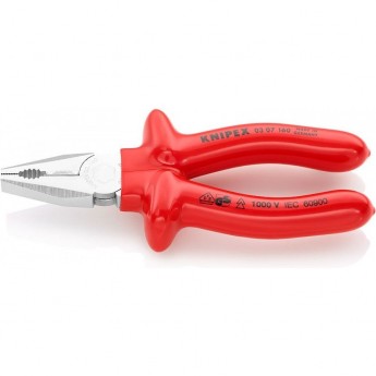 Плоскогубцы комбинированные KNIPEX 160 мм хромированные VDE KN-0307160