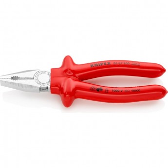 Плоскогубцы комбинированные KNIPEX 200 мм хромированные KN-0307200
