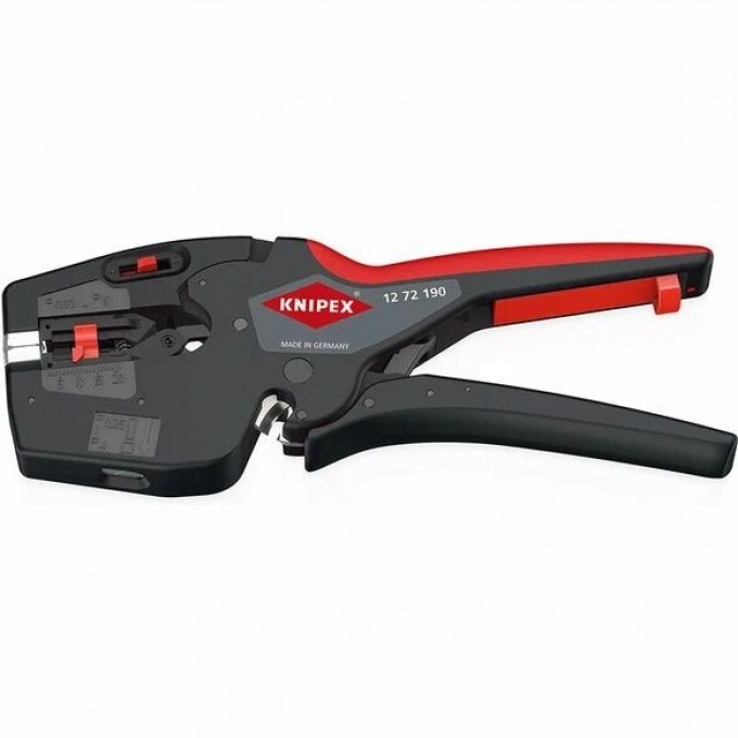 Автоматический стриппер 3-в-1 KNIPEX NexStrip для зачистки, обжима и резки проводов 0. мм² KN-1272190