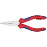 Плоскогубцы для монтажа проводов KNIPEX 160 мм со страховочным креплением KN-1305160T