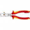 Стриппер для снятия изоляции KNIPEX для одножильных, многожильных и тонких проводов KN-1366180TBK
