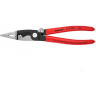 Электромонтажные клещи KNIPEX для захвата, гибки, удаления заусенцев, резки, зачистки и опрессовки 200 мм KN-1391200SB