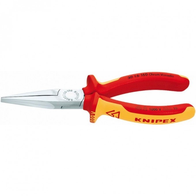 Длинногубцы для захвата и удержания деталей KNIPEX 160 мм KN-3016160