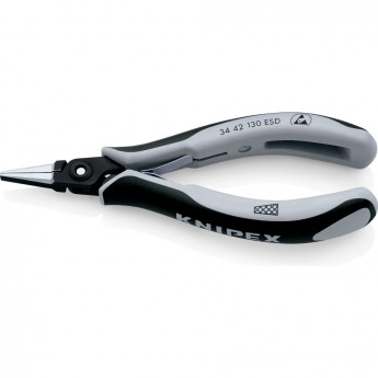 Тонкогубцы прецизионные антистатические KNIPEX 130 мм KN-3442130ESD