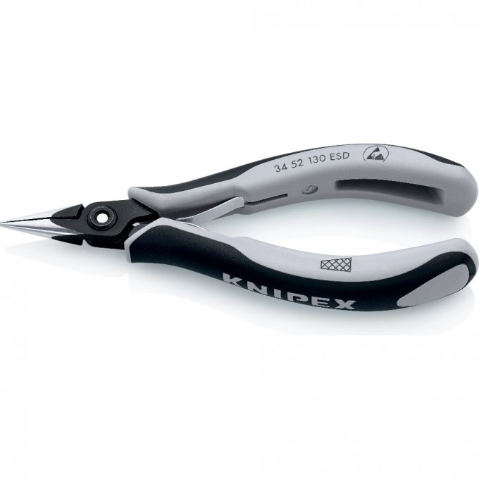 Прецизионные узкогубцы антистатические KNIPEX длиной 130 мм KN-3452130ESD