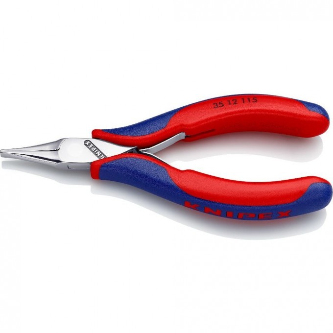 Тонкогубцы захватные для электроники KNIPEX 115 мм KN-3512115