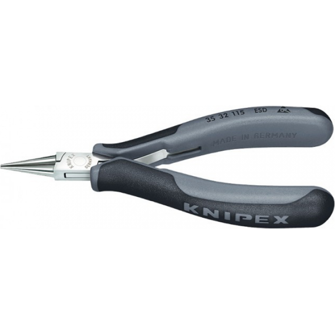 Круглогубцы антистатические KNIPEX для монтажных работ 115 мм KN-3532115ESD