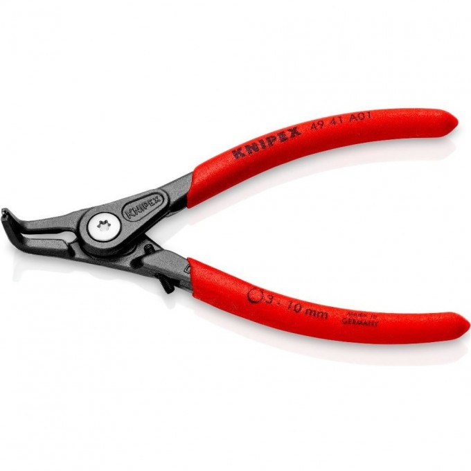 Прецизионные щипцы для стопорных колец KNIPEX с ограничением раскрытия ⌀ мм KN-4941A01