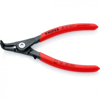 Прецизионные щипцы для стопорных колец KNIPEX с ограничением раскрытия KN-4941A11
