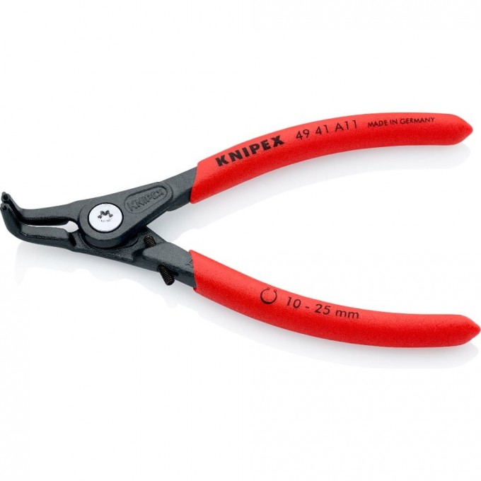 Прецизионные щипцы для стопорных колец KNIPEX с ограничением раскрытия KN-4941A11