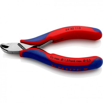 Кусачки торцевые для электроники KNIPEX 115 мм KN-6442115