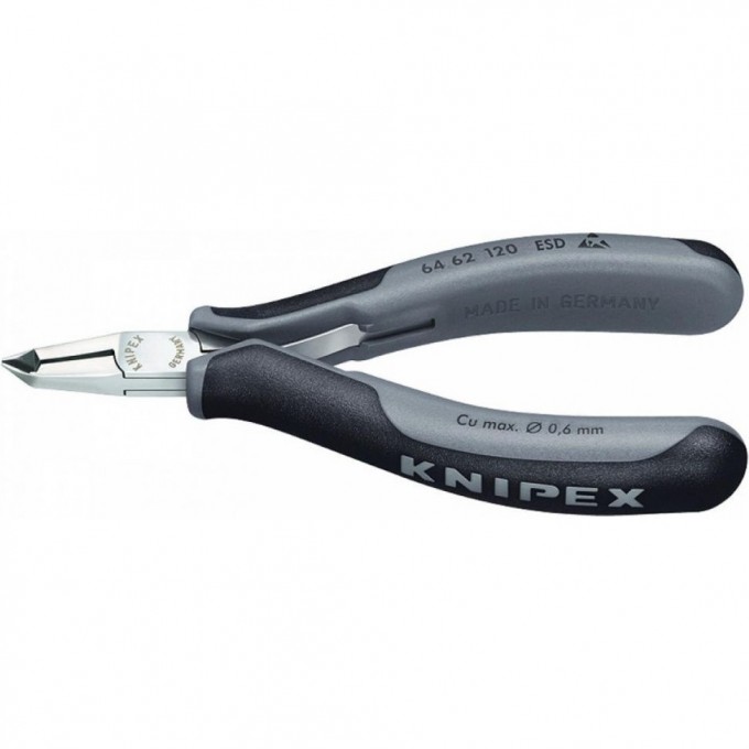 Кусачки торцевые антистатические KNIPEX для электроники 120 мм KN-6462120ESD