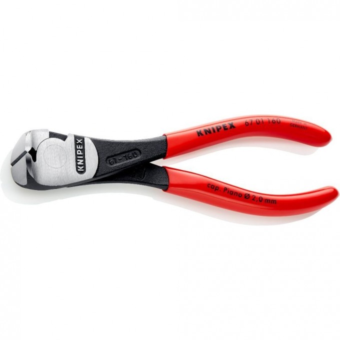 Кусачки торцевые усиленные KNIPEX 160 мм KN-6701160