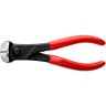 Кусачки торцевые KNIPEX 160 мм для мягкой и твердой проволоки KN-6801160