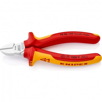 Бокорезы диэлектрические KNIPEX диагональные 140 мм KN-7006140
