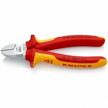 Бокорезы диэлектрические KNIPEX 160 мм хромированные KN-7006160