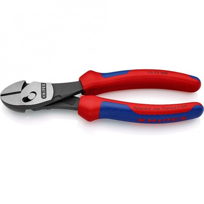 Бокорезы диагональные KNIPEX TWINFORCE 180 мм KN-7372180BK