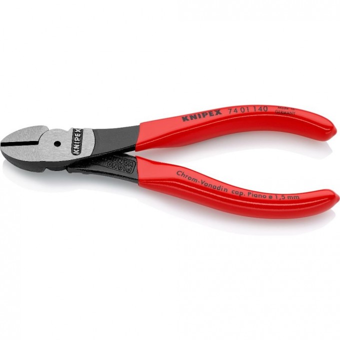 Бокорезы диагональные KNIPEX 140 мм для резки проволоки KN-7401140