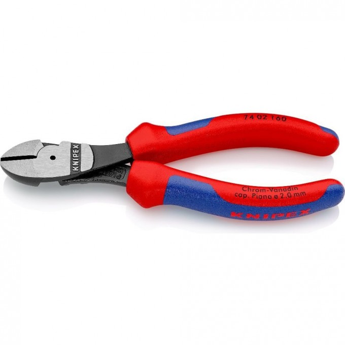 Бокорезы диагональные KNIPEX для жёсткого провода 160 мм KN-7402160