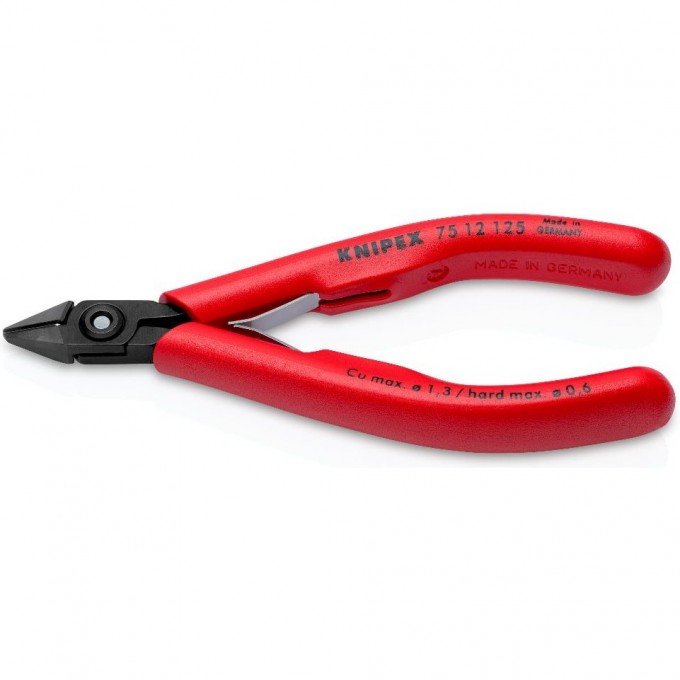 Бокорезы для электроники KNIPEX диагональные 125 мм KN-7512125