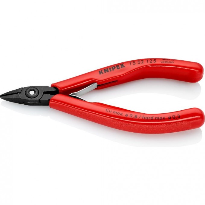 Бокорезы диагональные KNIPEX 125 мм вороненые KN-7552125