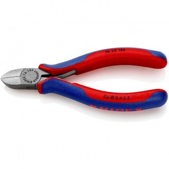 Бокорезы диагональные KNIPEX 125 мм для резки проволоки KN-7622125