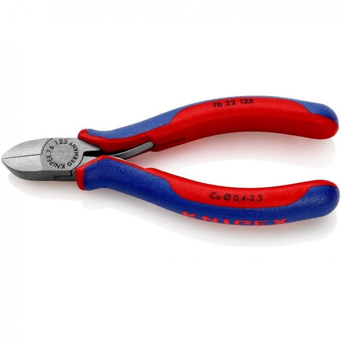 Бокорезы диагональные KNIPEX 125 мм для резки проволоки KN-7622125