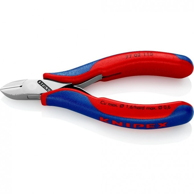 Бокорезы для электроники KNIPEX диагональные 115 мм KN-7702115