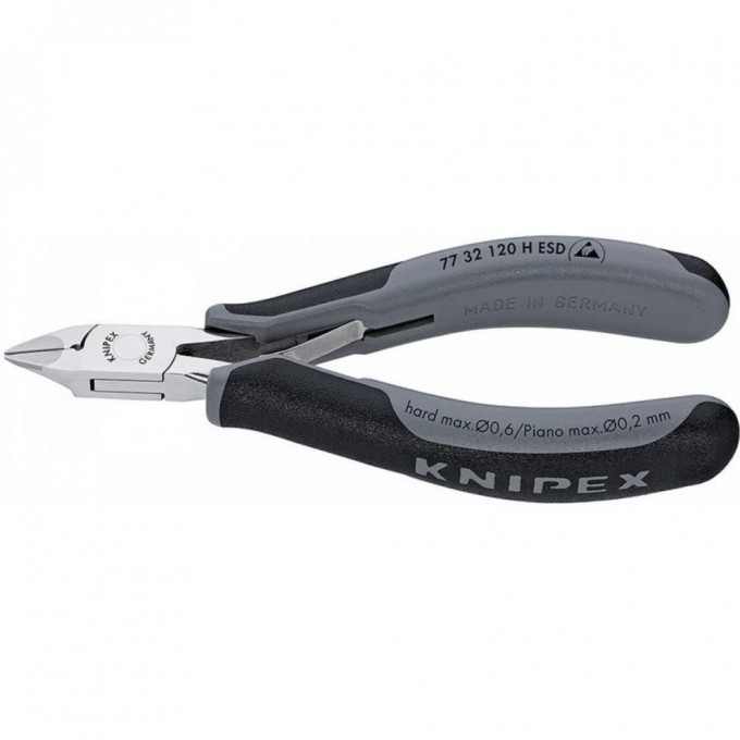 Бокорезы антистатические диагональные KNIPEX для электроники KN-7702135HESD