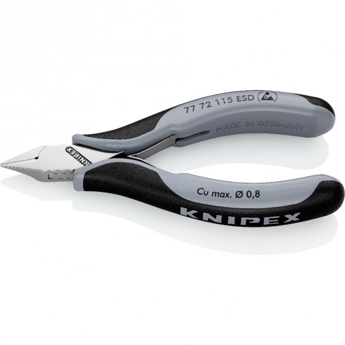 Бокорезы для электроники KNIPEX антистатические 115 мм KN-7772115ESD