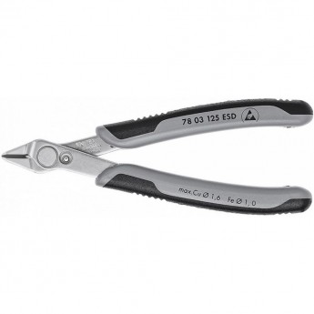 Бокорезы для электроники KNIPEX диагональные 125 мм KN-7803125ESD