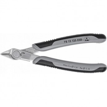 Бокорезы антистатические диагональные KNIPEX для электроники 125 мм KN-7813125ESD