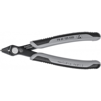 Бокорезы для электроники KNIPEX антистатические 125 мм KN-7861125ESD