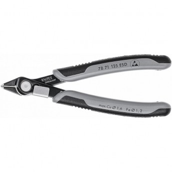 Бокорезы диагональные антистатические KNIPEX для электроники 125 мм KN-7871125ESD