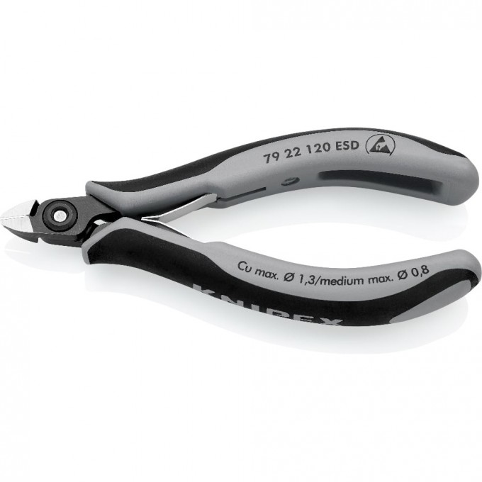 Прецизионные бокорезы KNIPEX антистатические диагональные 120 мм KN-7922120ESD