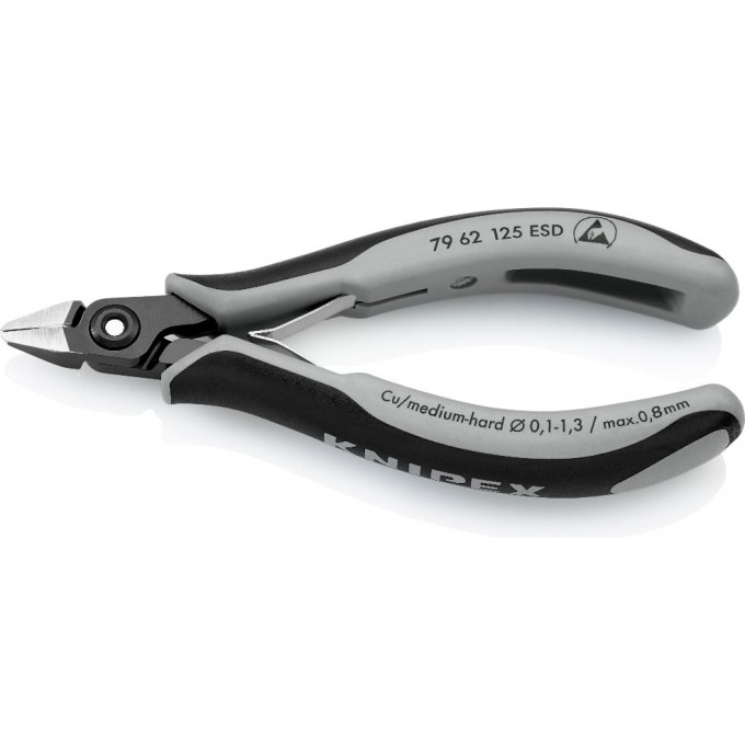 Прецизионные бокорезы KNIPEX антистатические диагональные 125 мм KN-7962125ESD