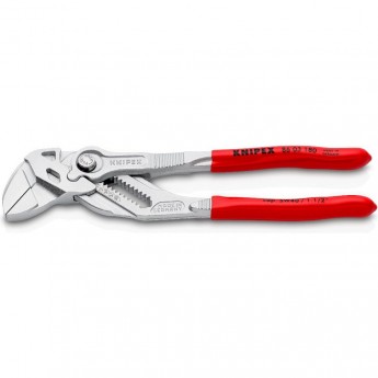 Клещи переставные-гаечные KNIPEX с хромированным покрытием 180 мм KN-8603180