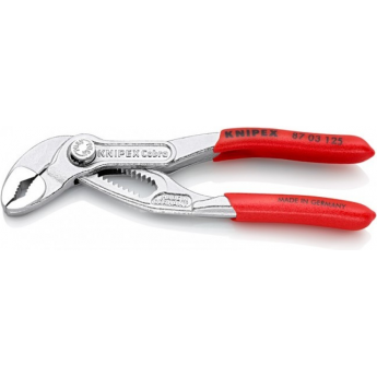 Клещи сантехнические переставные трубные KNIPEX Cobra 125 мм KN-8703125PEBK