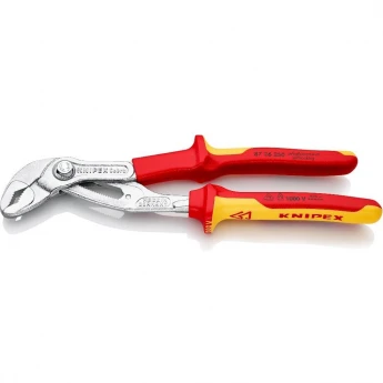 Клещи сантехнические переставные KNIPEX Cobra хромированные 250 мм KN-8726250