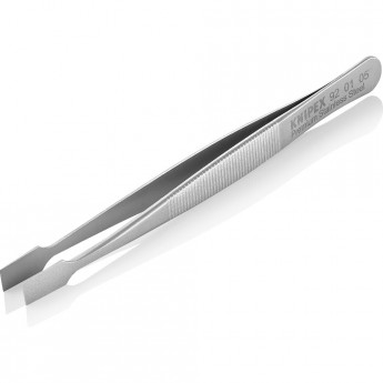 Пинцет прецизионный универсальный KNIPEX прямой тупой гладкий 120 мм KN-920105