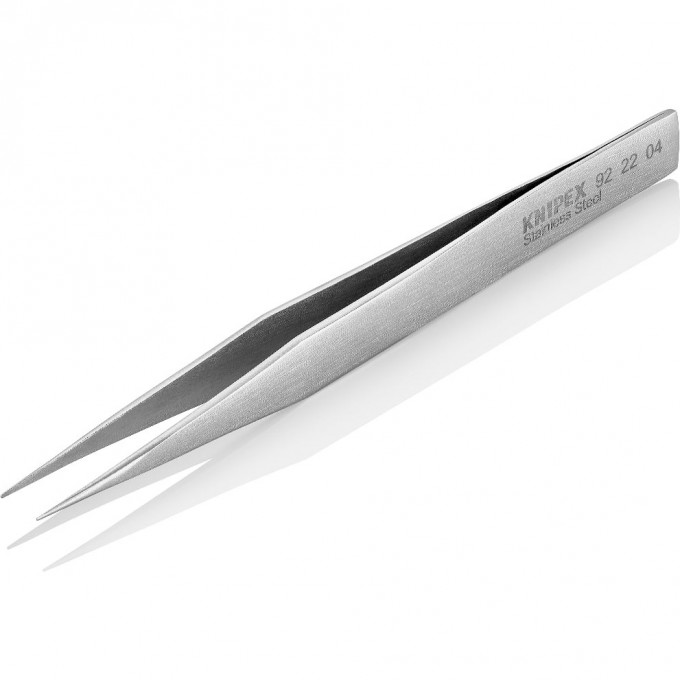 Прецизионный пинцет KNIPEX прямой остроконечный никелированный KN-922204