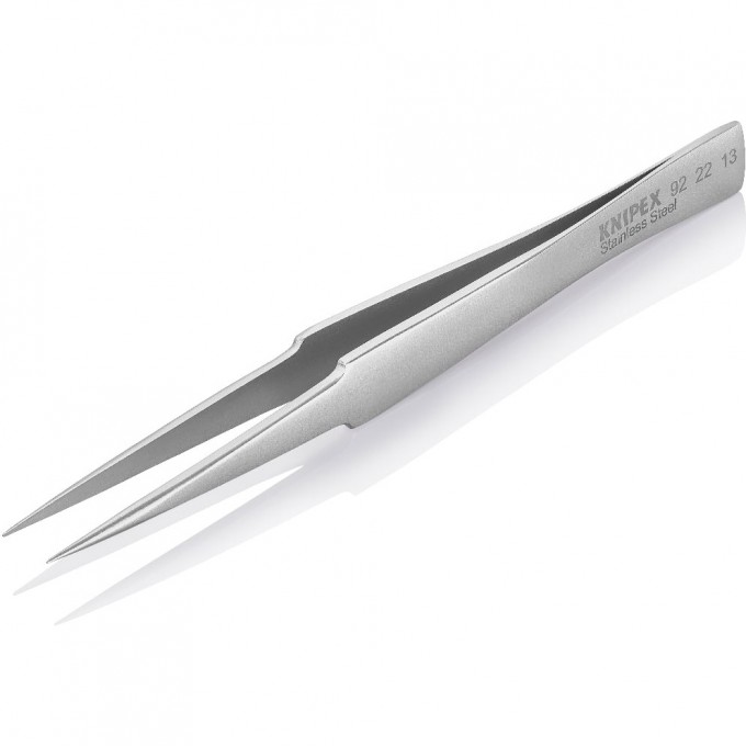 Прецизионный пинцет KNIPEX прямой остроконечный немагнитный из нержавеющей пружинной стали KN-922213