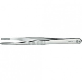 Пинцет захватный прецизионный KNIPEX с прямыми притуплёнными губками 3.5 мм KN-926444