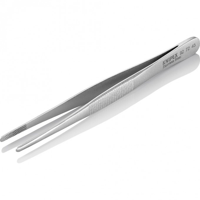 Прецизионный пинцет KNIPEX прямой закругленный немагнитный нержавеющий KN-927245